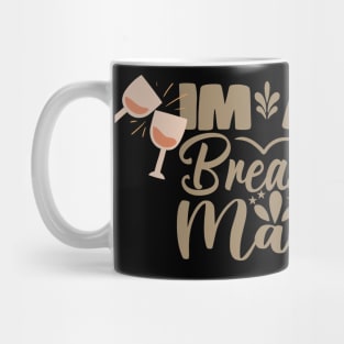 im a breast man thanksgiving design Mug